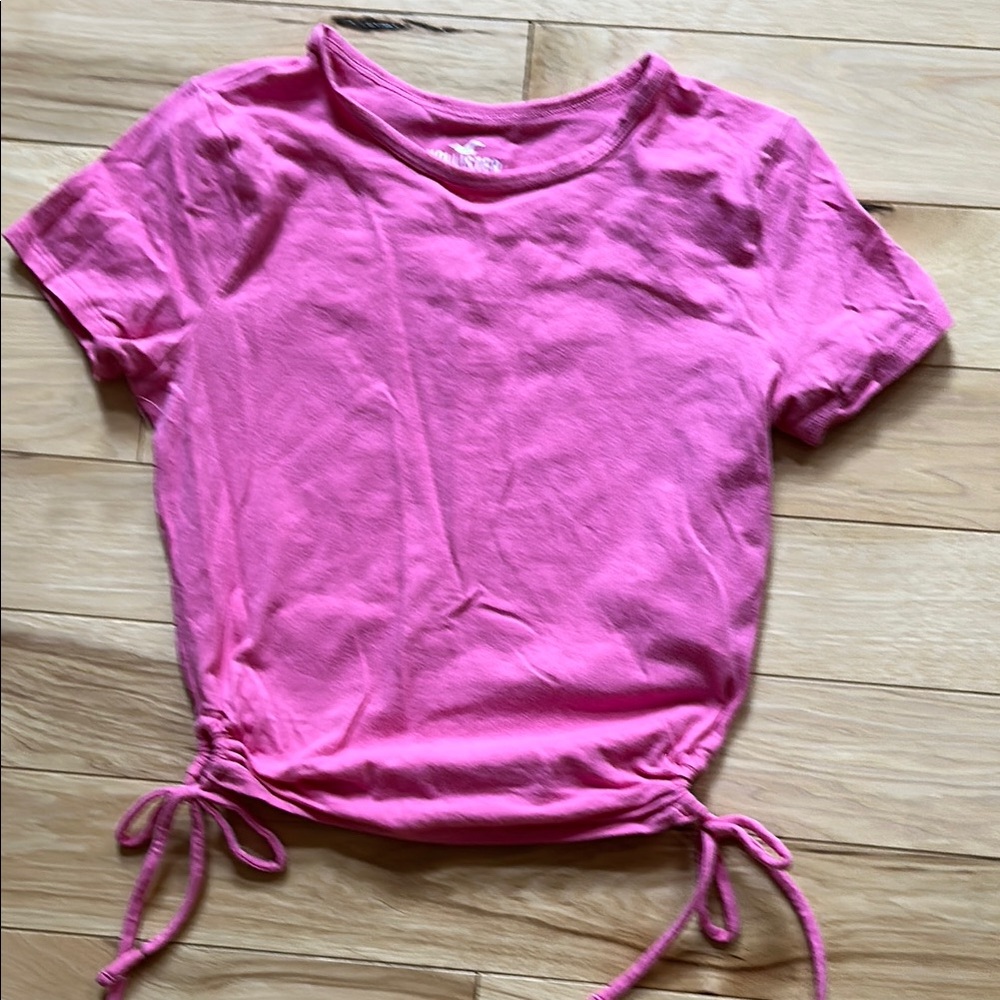 Hollister Bright Pink Short Sleeve Tee